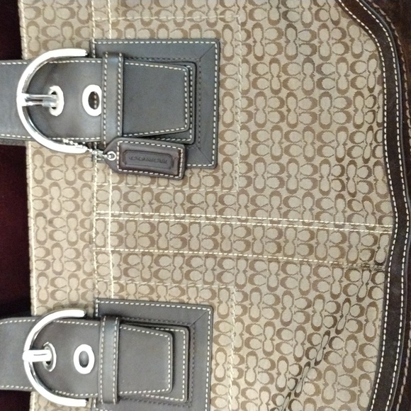 EUC Vintage Suade Micro C Coach - Picture 2 of 16